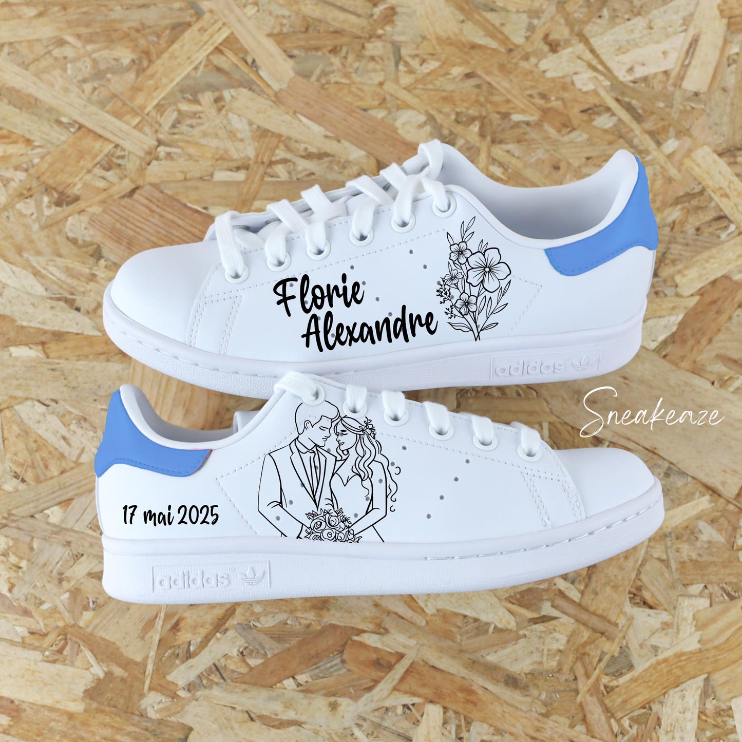 Bouquet de la marié - Stan Smith custom mariage