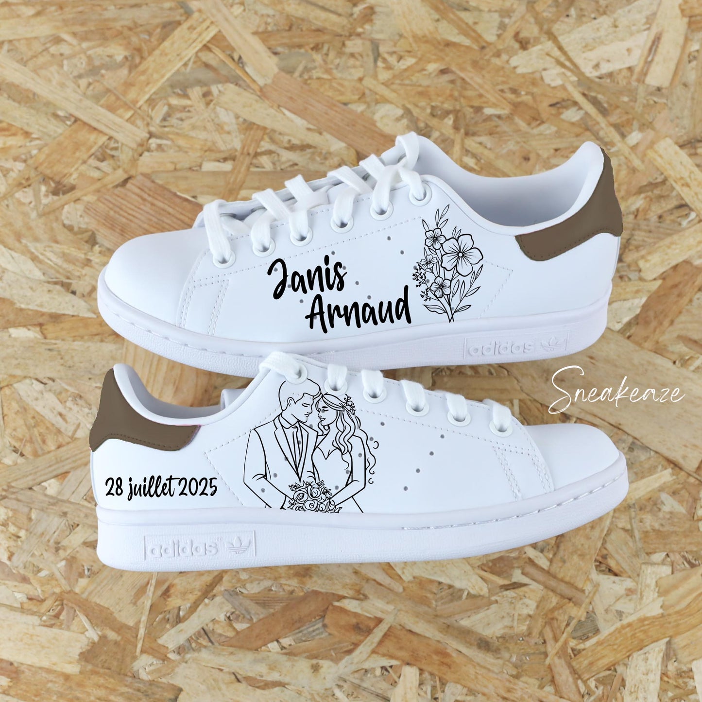 Bouquet de la marié - Stan Smith custom mariage