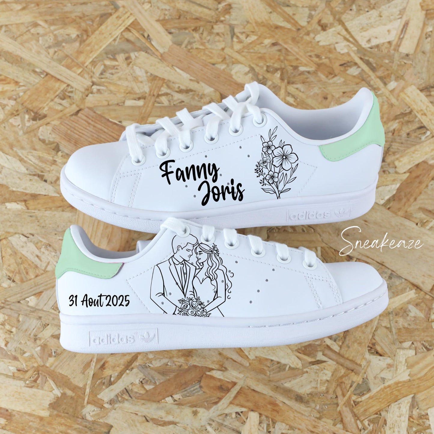 Bouquet de la marié - Stan Smith custom mariage