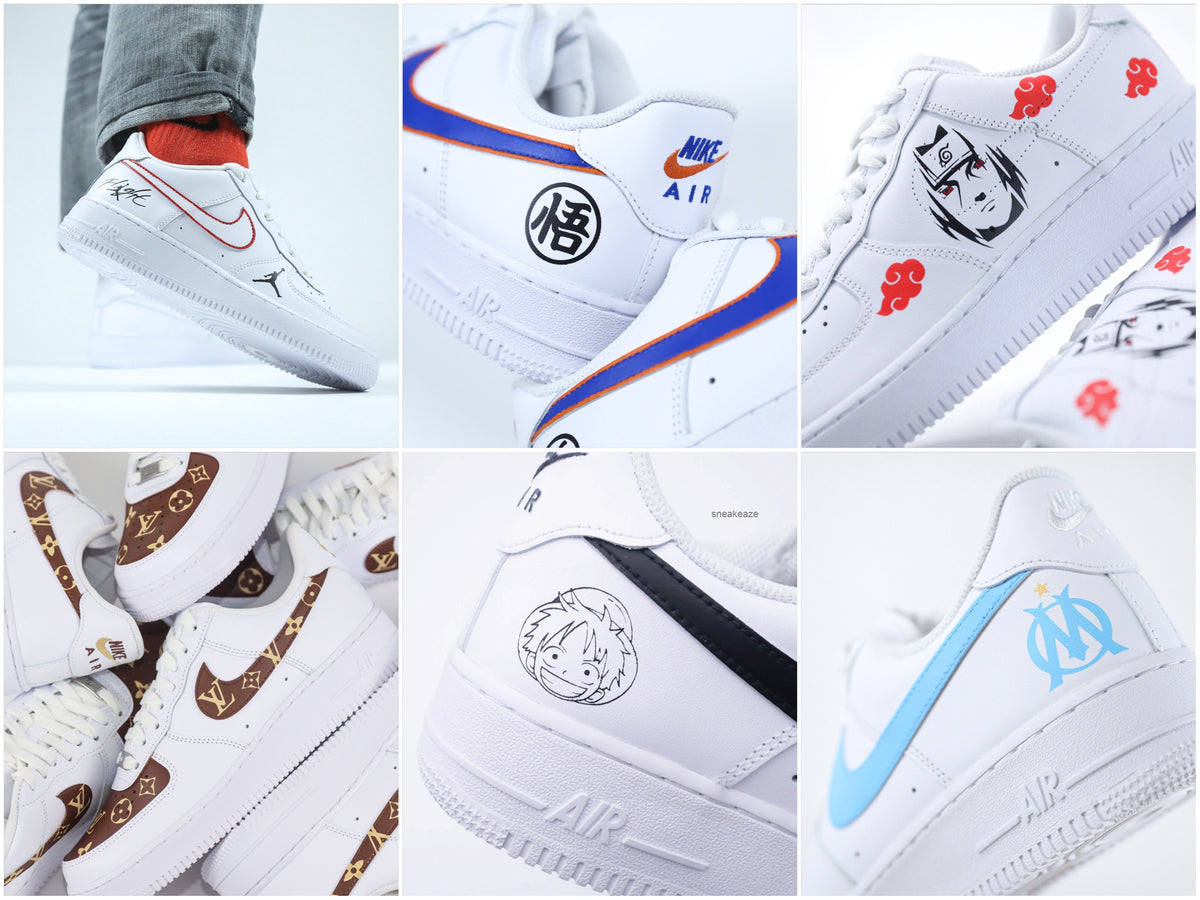 Nike air force one custom - sneakers personnalisées – SNEAKEAZE CUSTOMS
