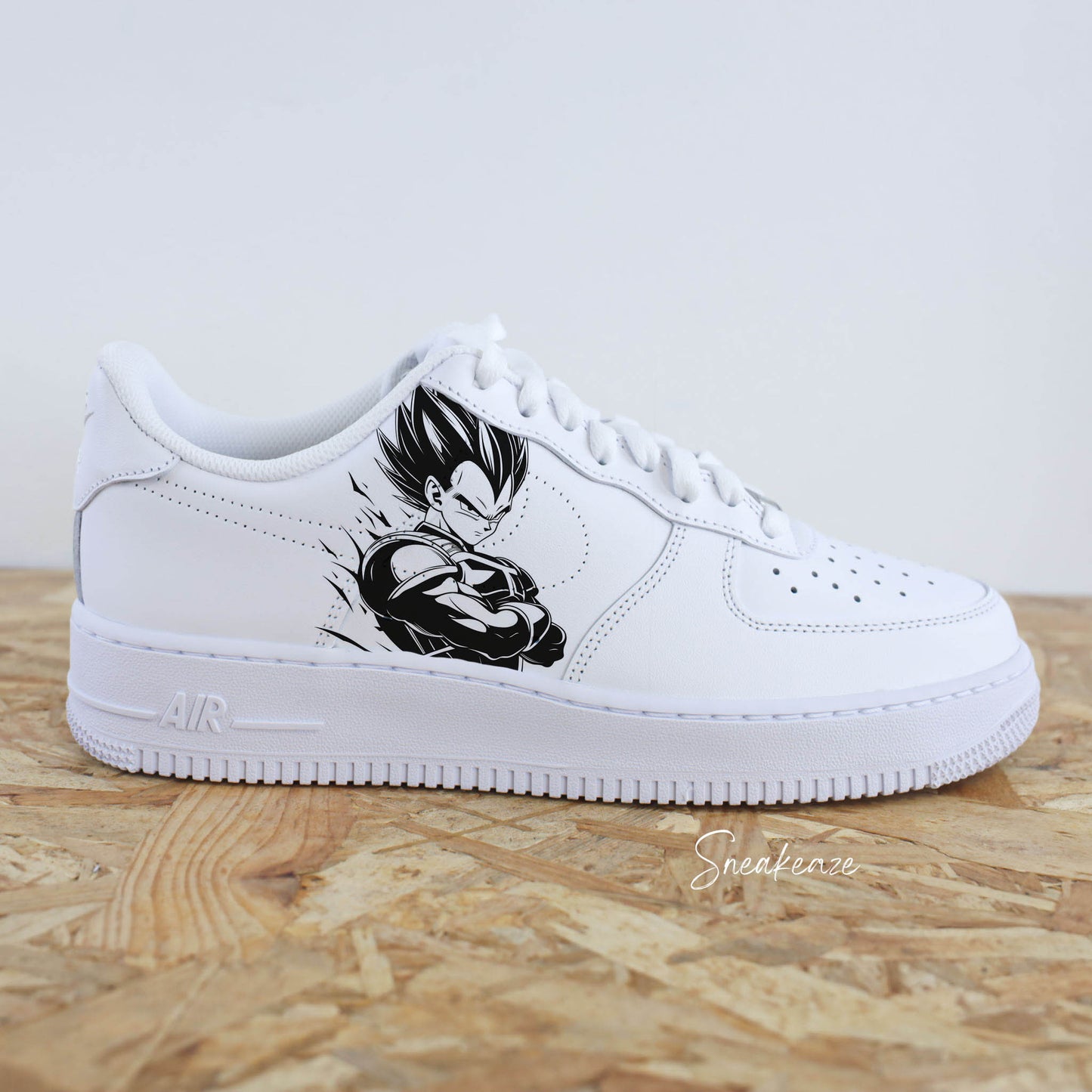 Vegeta splash - Air Force 1 custom - SNEAKEAZE CUSTOMS