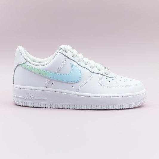 Nike Air Force 1 custom - Gradient Swoosh pastel - Sneakeaze Customs SKZ