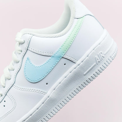 Nike Air Force 1 custom - Gradient Swoosh pastel - Sneakeaze Customs SKZ