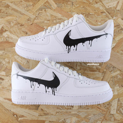 nike air force 1 custom drip sneakeaze customs sneakers personnalisées