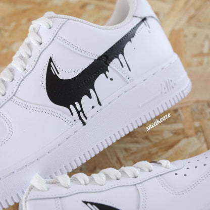 nike air force 1 custom drip sneakeaze customs sneakers personnalisées