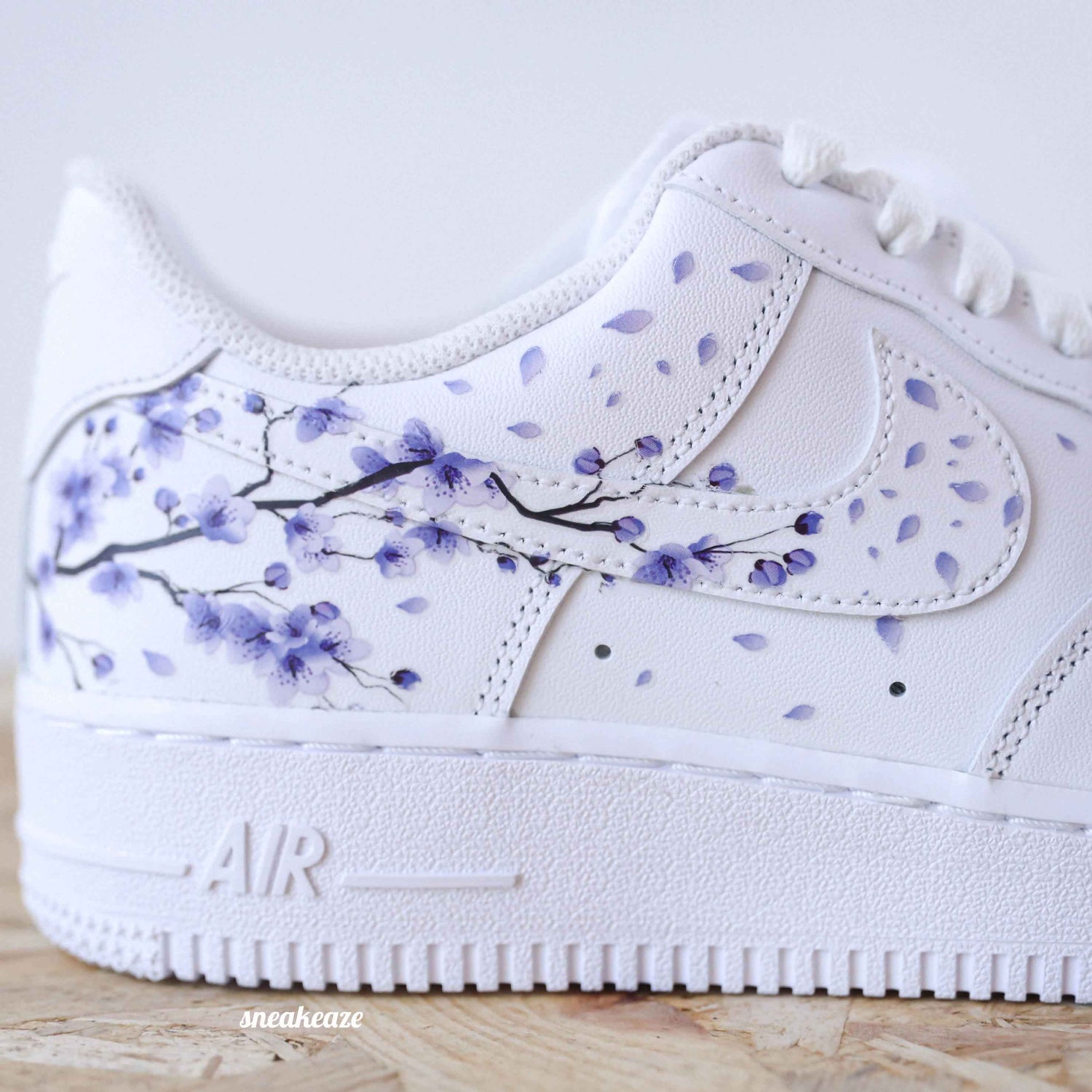 nike air force 1 custom sakura cherry blossom pastel sneakers af1 sneakeaze