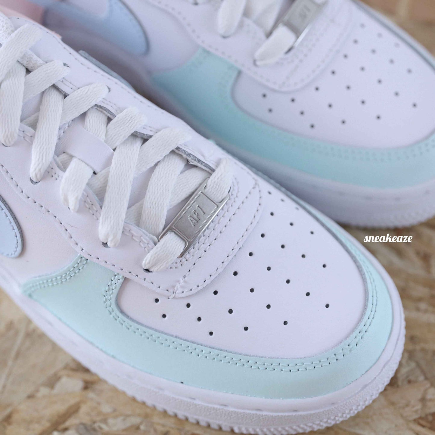 Nike Air Force 1 custom Pastel Vibes - Sneakeaze Customs SKZ