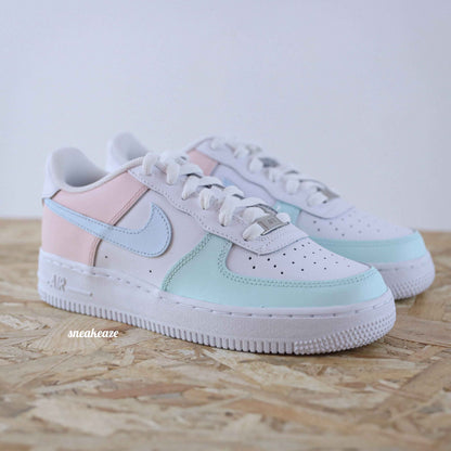 Nike Air Force 1 custom Pastel Vibes - Sneakeaze Customs SKZ