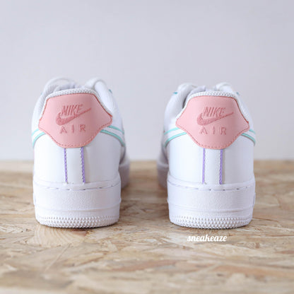 Nike Air Force 1 Custom - Outline pastel - SNEAKEAZE CUSTOMS skz