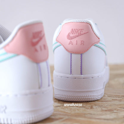 Nike Air Force 1 Custom - Outline pastel - SNEAKEAZE CUSTOMS skz