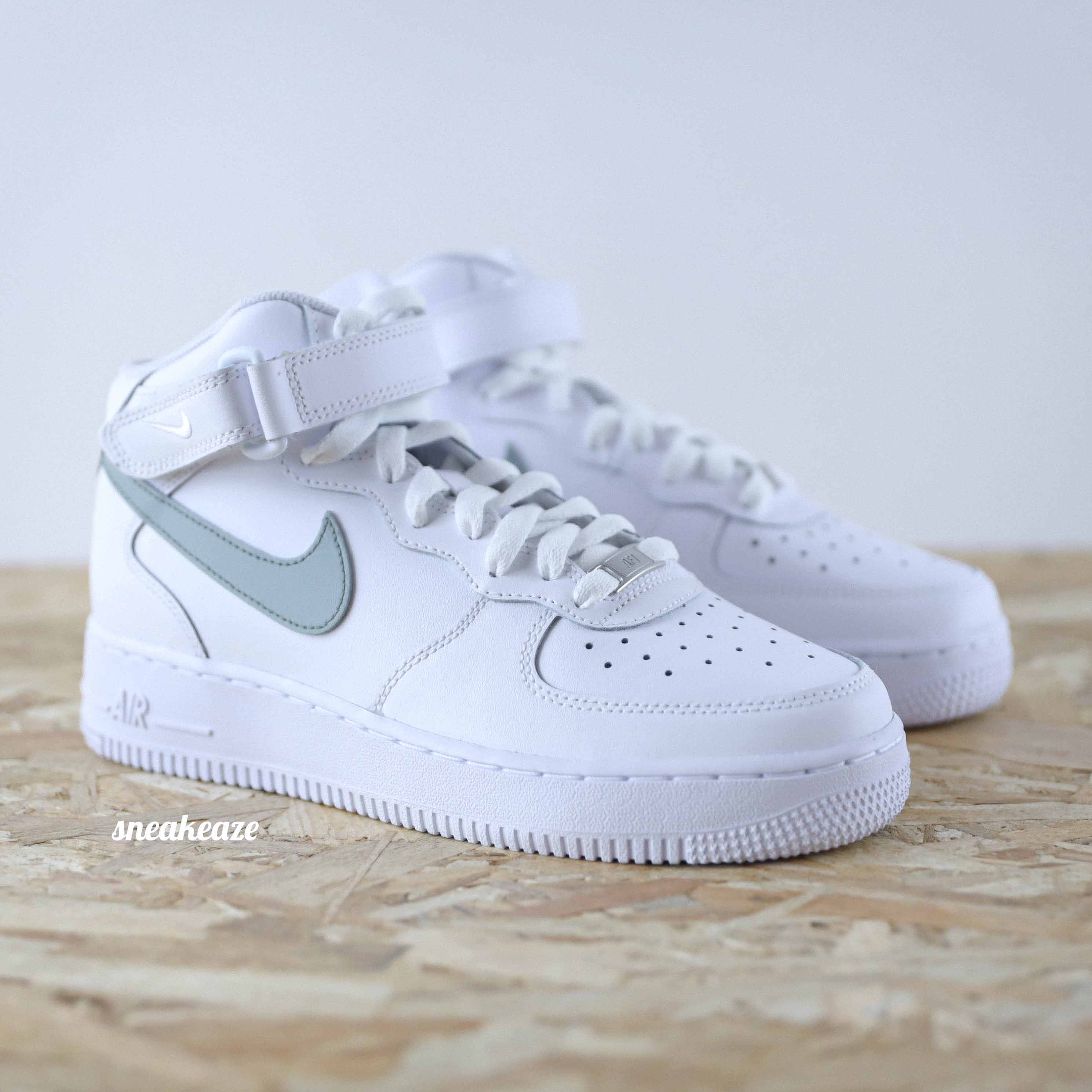 Vert de gris Air Force 1 Mid custom