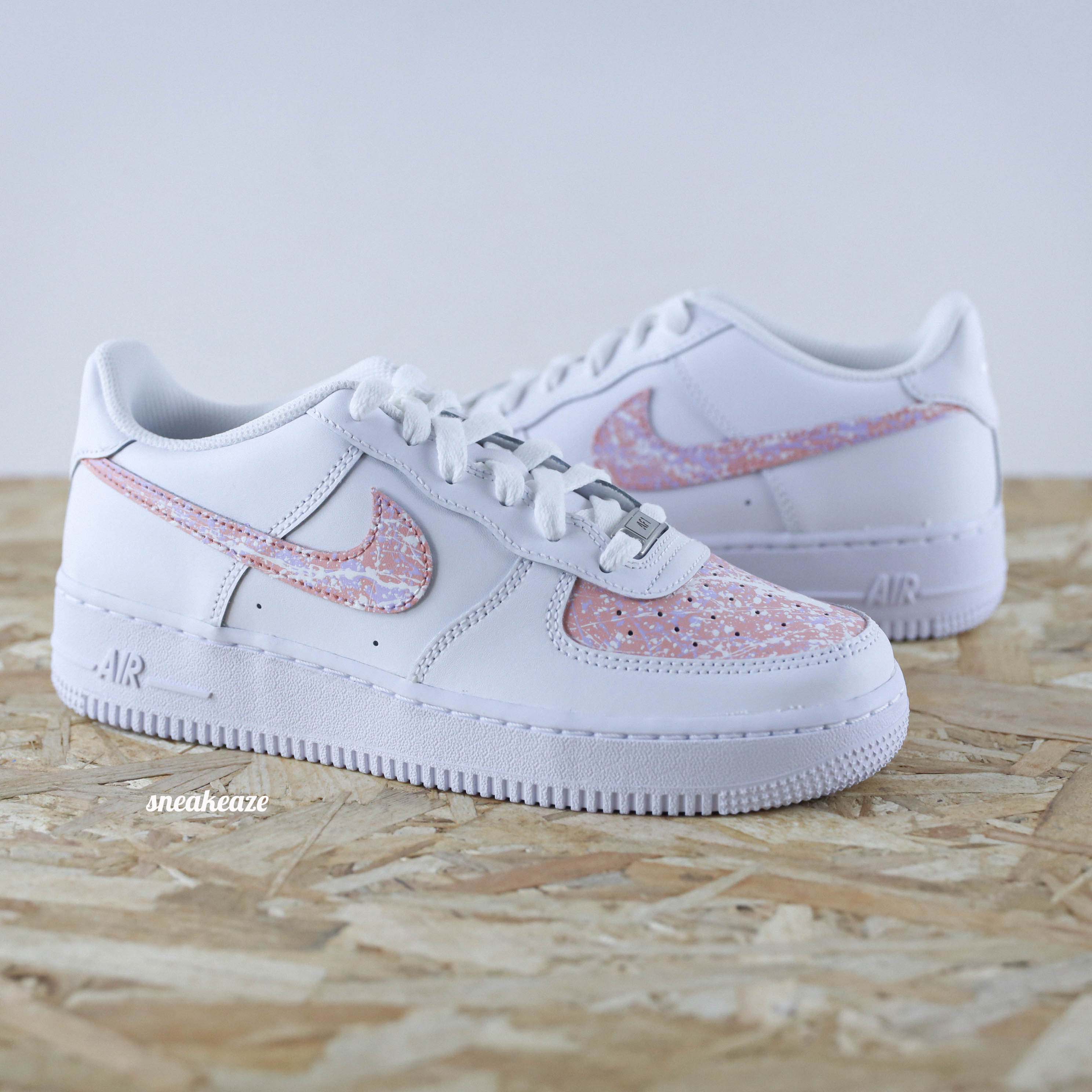 Nike air force rose glitter online