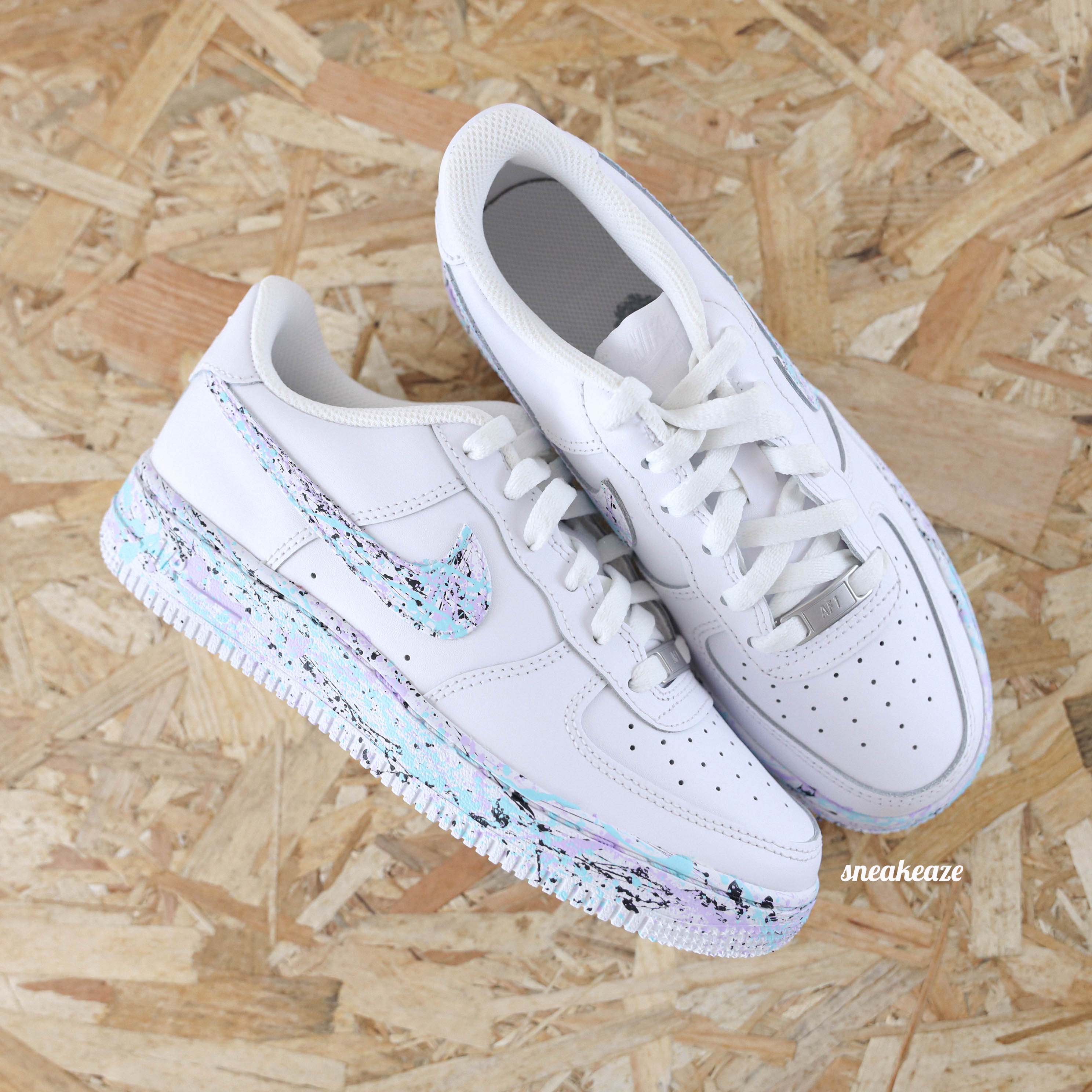 Nike air force 1 iridescent white online