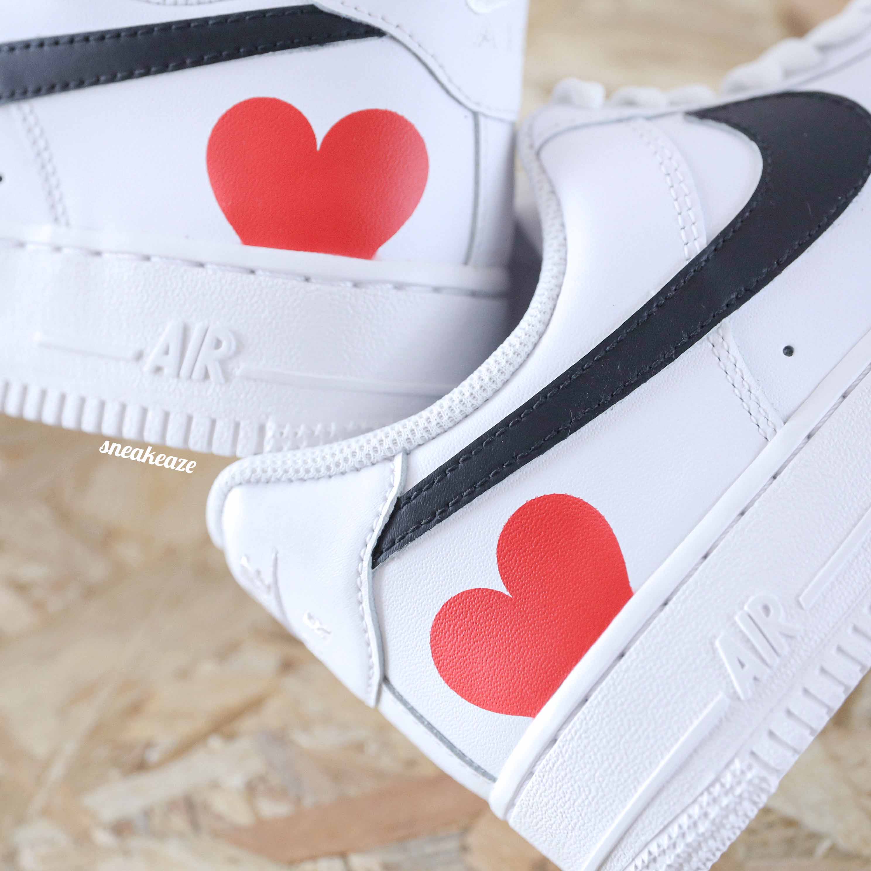 Nike air force 1 comme des garçons custom on sale