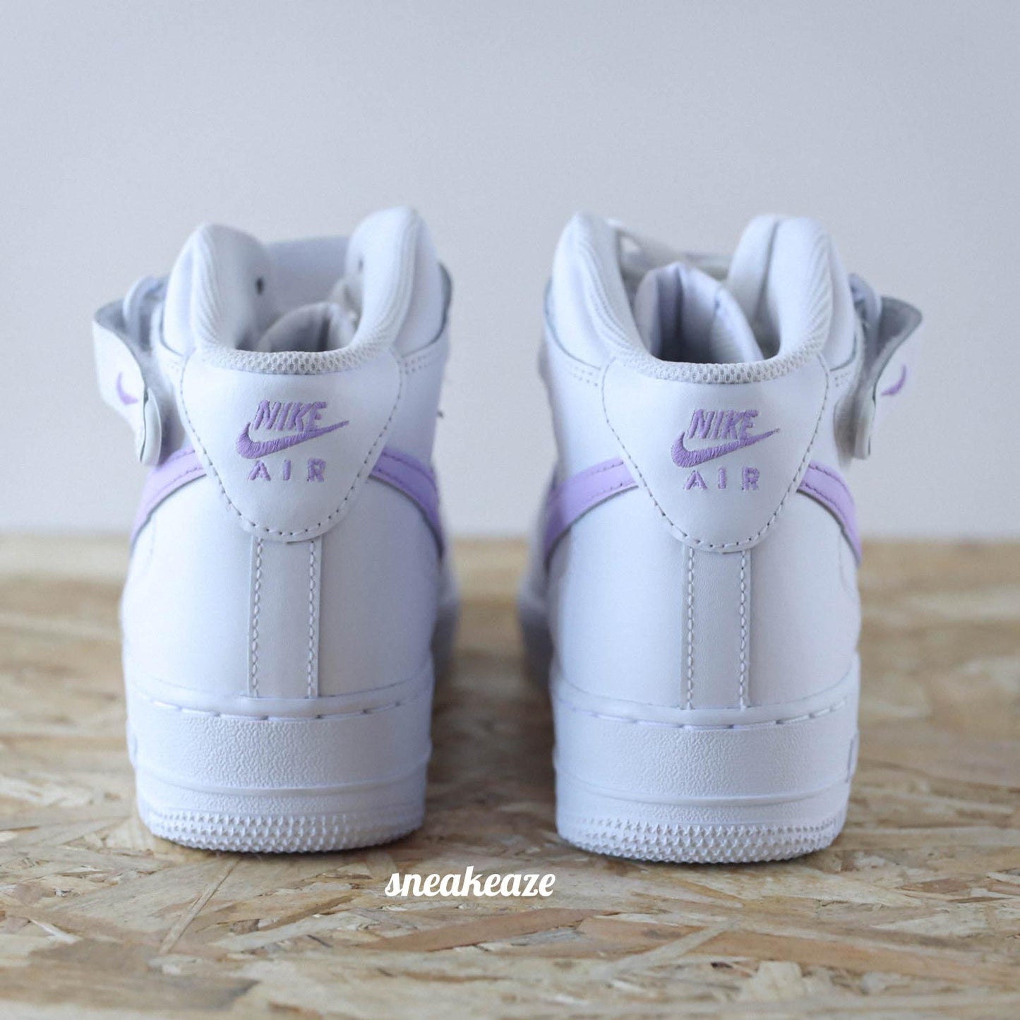 Lila swoosh - Air Force 1 Mid custom