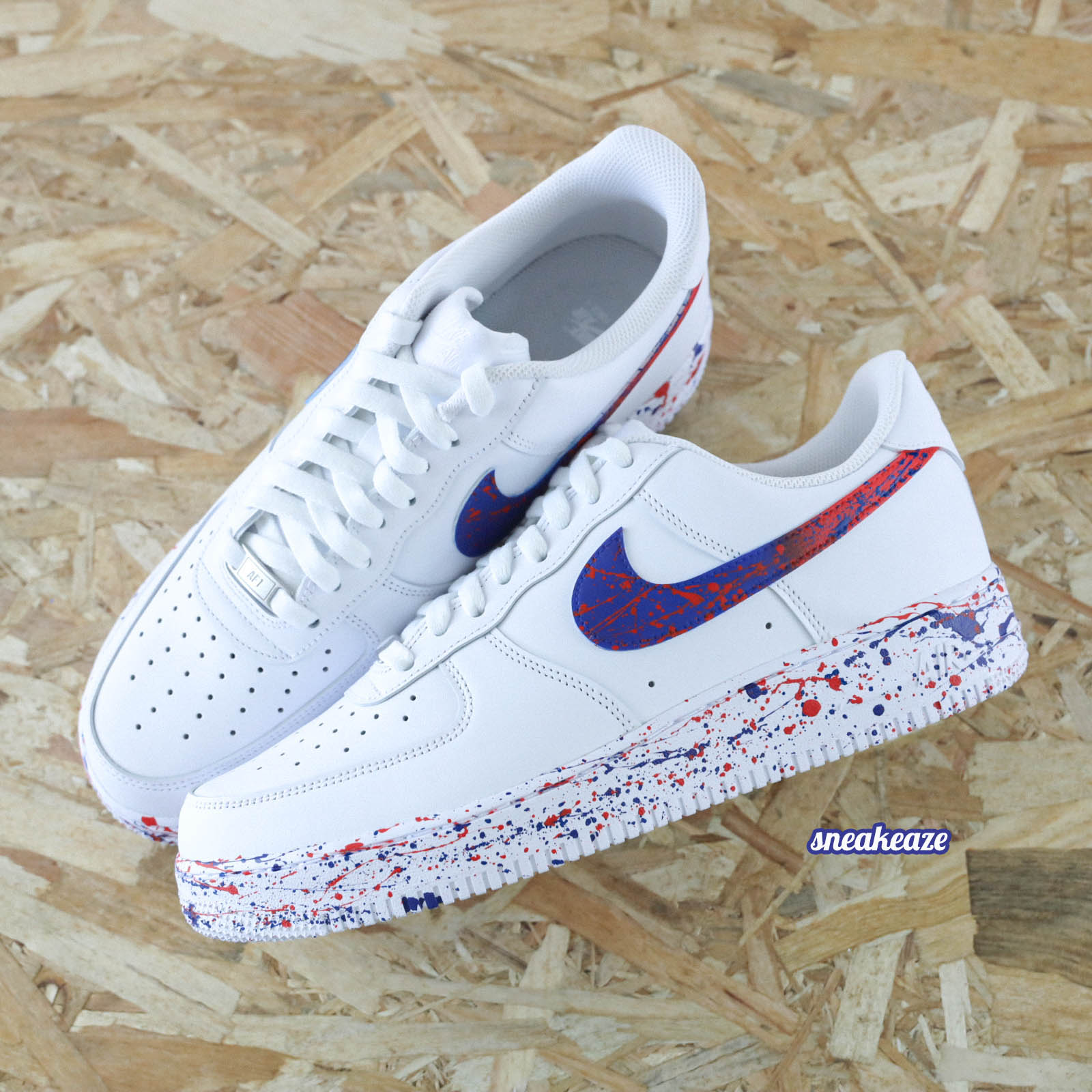 Nike Air Force Custom Splash Dégradé – SNEAKEAZE CUSTOMS