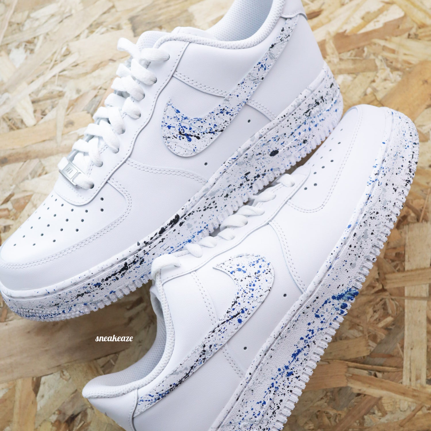 Splash - Air Force 1 custom - SNEAKEAZE CUSTOMS