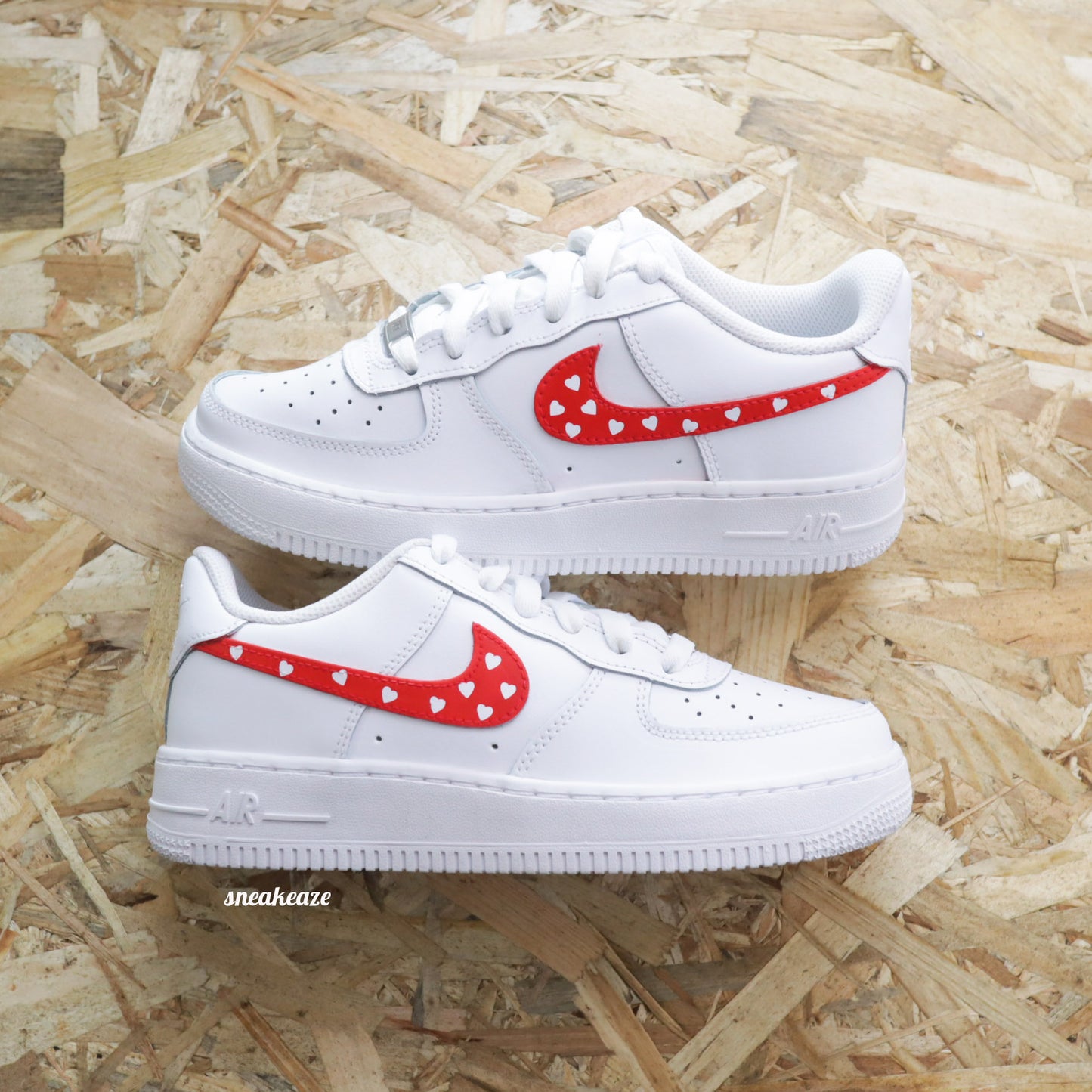 nike air force 1 custom beige coeurs heart st valentin sneakers pastel sneakeaze nike air force 1 custom beige coeurs heart st valentin sneakers pastel sneakeaze 