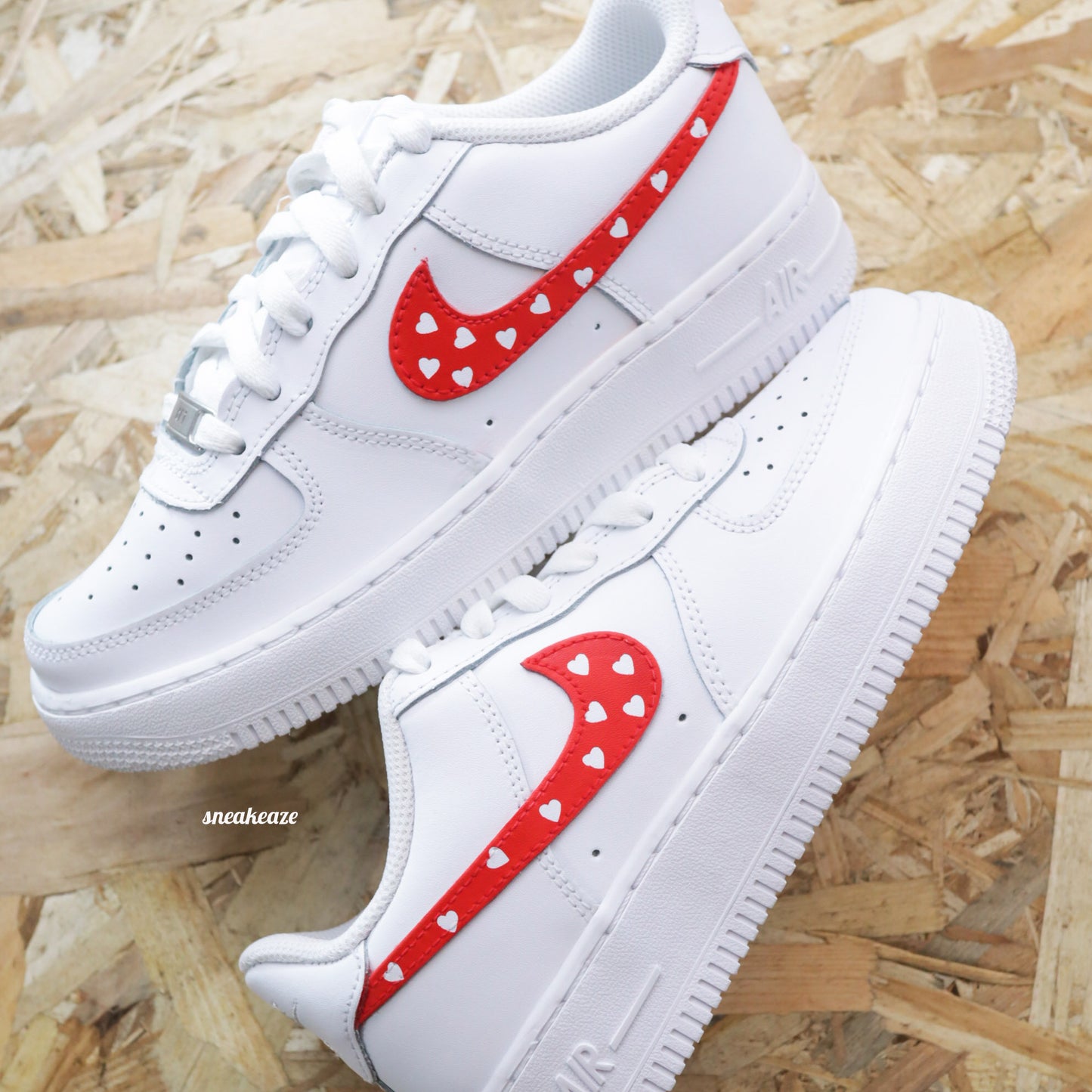 nike air force 1 custom beige coeurs heart st valentin sneakers pastel sneakeaze nike air force 1 custom beige coeurs heart st valentin sneakers pastel sneakeaze 