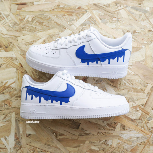 nike air force 1 custom drip sneakeaze customs sneakers personnalisées