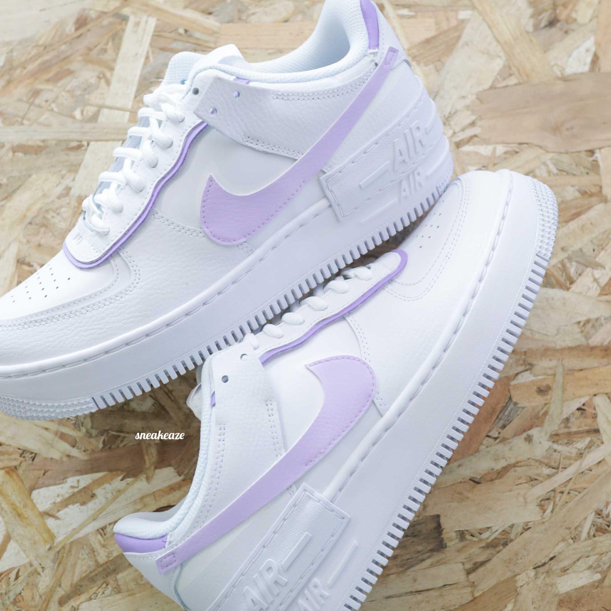 nike air force 1 custom pastel sneakers femme af1 baskets personnalisées vert menthe 