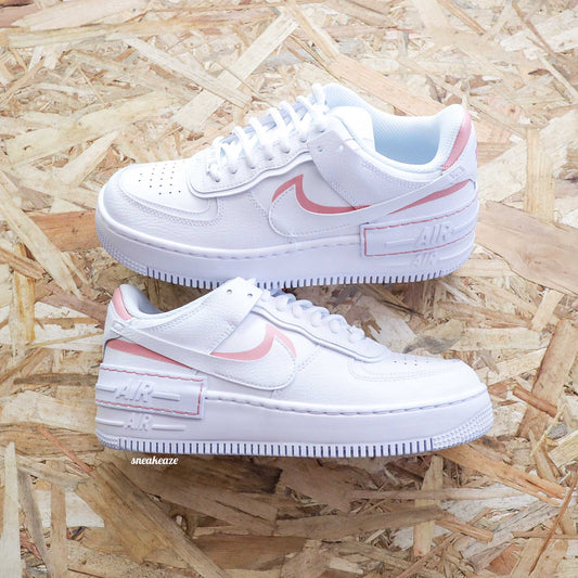 Nike Air Force 1 Shadow Custom - rose Lines silhouette - SNEAKEAZE CUSTOMS SKZ