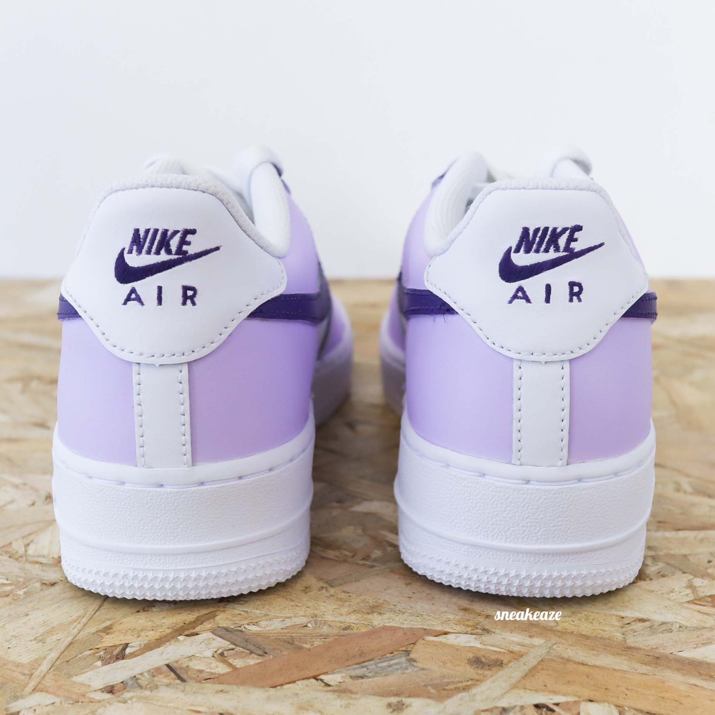 nike air force 1 custom lila baskets violet pastel pour femme af1 purple sneakers nike pastel femme