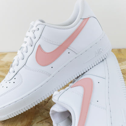 nike air force 1 custom color swoosh rose pastel - sneakeaze customs skz nike air force 1 custom color swoosh rose pastel - sneakeaze customs skz